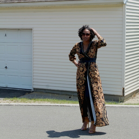 Only 1 left Royalty Wrap Maxi Dress - Picture 2 of 3
